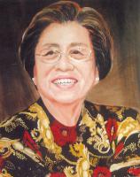 快乐慈祥的母亲