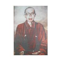  圣严师父-忙人时间最多 油画60F（法鼓山图书馆收藏）