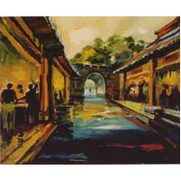 凤山打铁街风光（纪念画）