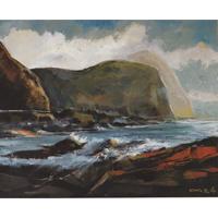 东北角海岸 油画20F