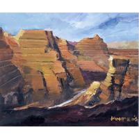 科罗拉多河一瞥 油画15F