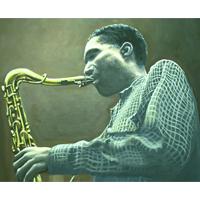 音乐狂徒 油画 25F